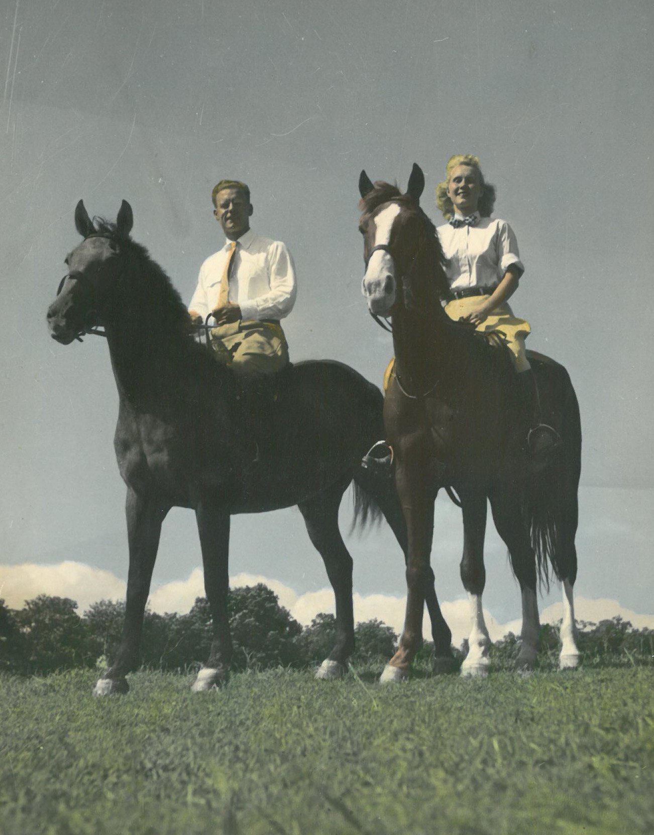 Original owners Bill and Fran in 1949